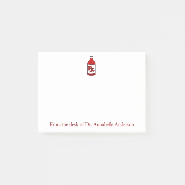 Apotheker personalisieren Post-it Notes Klebezettel (Vorderseite)