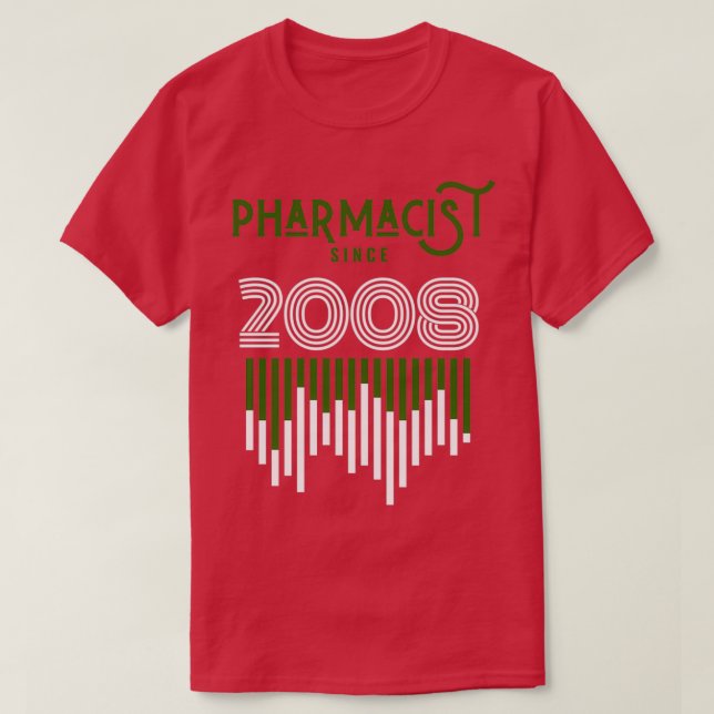 Apotheker seit 2008 1 T-Shirt (Design vorne)
