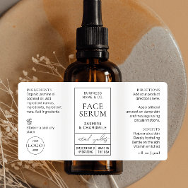 Apotheker-Stil 1 OZ Kosmetikflaschenetikett Adressaufkleber