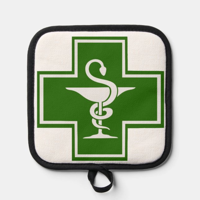 Apotheker Topflappen (Vorderseite)