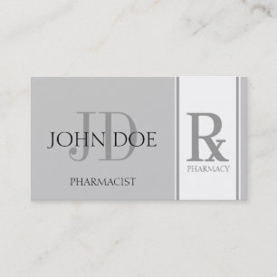 Apotheker/Verordnungs-Apotheken-Silber Visitenkarte