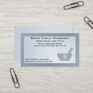 Apotheker-Visitenkarte Visitenkarte
