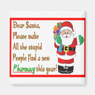 Apotheker-Weihnachtskarten u. -geschenke Magnet