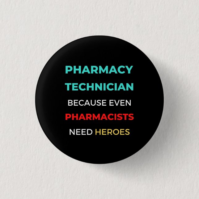 Apotheker, weil sogar Apotheker Button (Vorderseite)