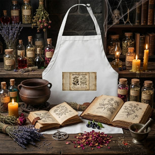 Apothekergarten Giftige Nachtschatten Schürze