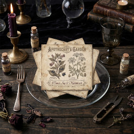 Apothekergarten Giftige Nachtschatten Serviette