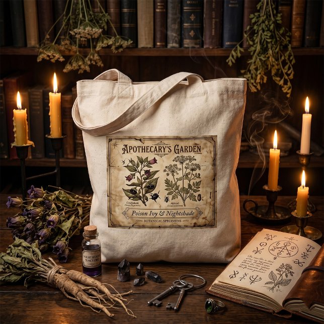 Apothekergarten Giftige Nachtschatten Tragetasche (Von Creator hochgeladen)