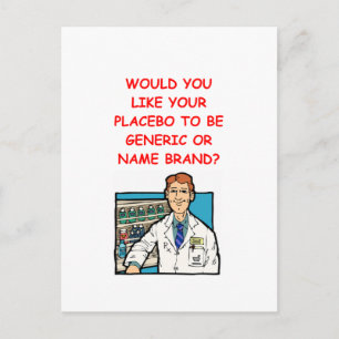 Apothekerin Postkarte