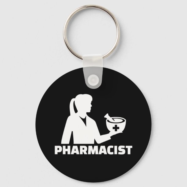Apothekerin Schlüsselanhänger (Vorderseite)