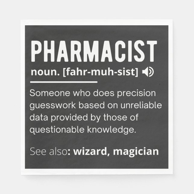 Apothekerin Serviette (Vorderseite)