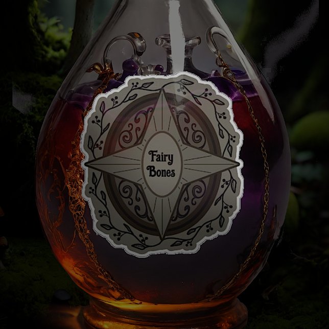 Apothekerische Füllungsflaschen für den Fettknoche Aufkleber (Von Creator hochgeladen)