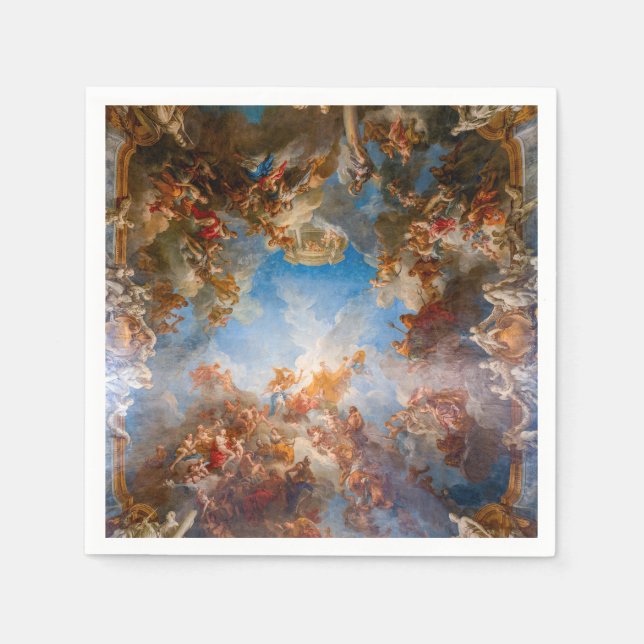 Apotheose des Herkules im Schloss Versailles Serviette (Vorderseite)
