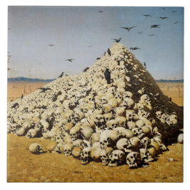 Apotheose des Krieges (Tod und Zerstörung) (Schäde Fliese