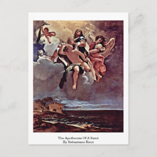 Apotheose eines Heiligen von Sebastiano Ricci Postkarte