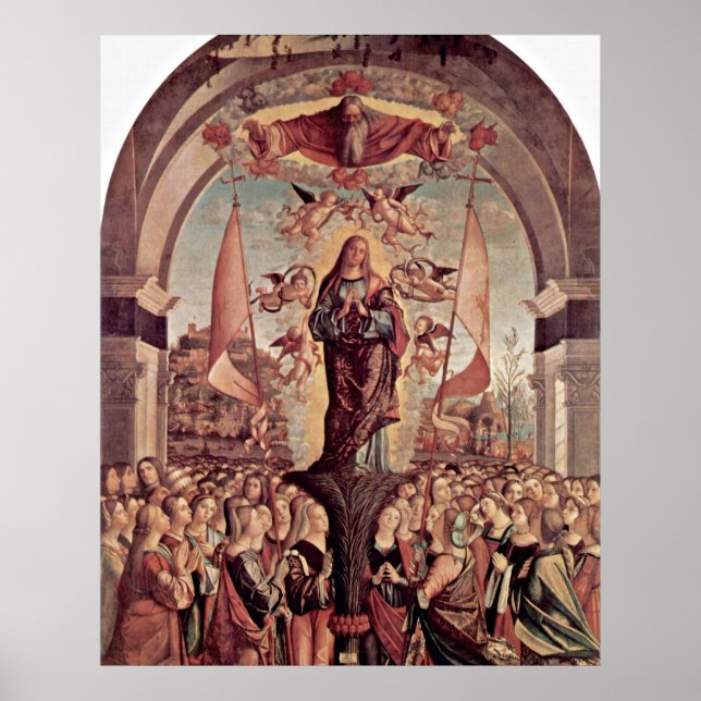 Apotheose St. Ursula von Vittore Carpaccio Poster (Vorne)