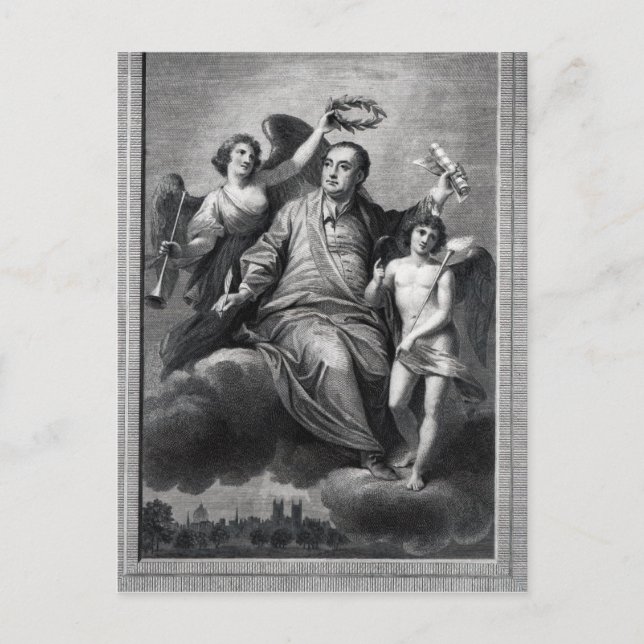 Apotheose von Handel, 1787 Postkarte (Vorderseite)
