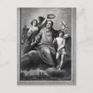 Apotheose von Handel, 1787 Postkarte