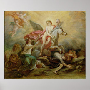 Apotheose von Voltaire, 1778 Poster