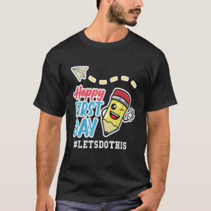 App zum glücklichen Ersten Lehrer zurück zur Lehre T-Shirt