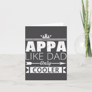 Appa Cooler Lustiger Koreanischer Vater Vatertag Z Karte