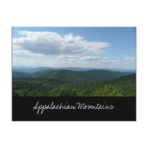 Appalachen-Gebirge Postkarte