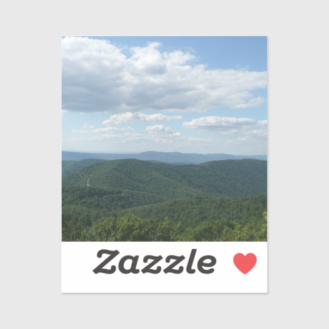 Appalachen I Shenandoah Aufkleber (Blatt)