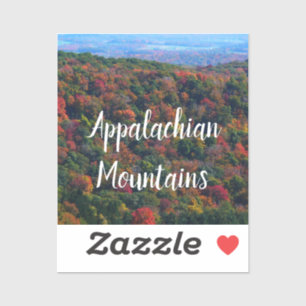 Appalachen im Herbst Aufkleber