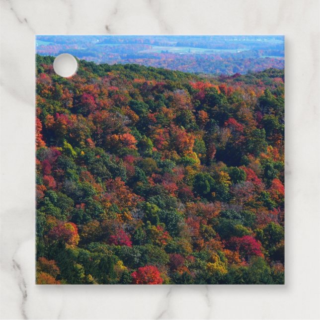 Appalachen im Herbst Geschenkanhänger (Vorderseite)