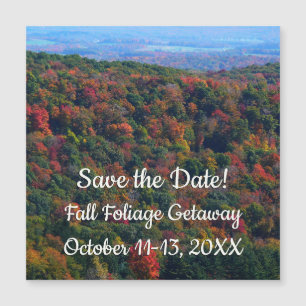 Appalachen im Herbst Magnetkarte