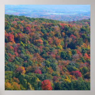 Appalachen im Herbst Poster