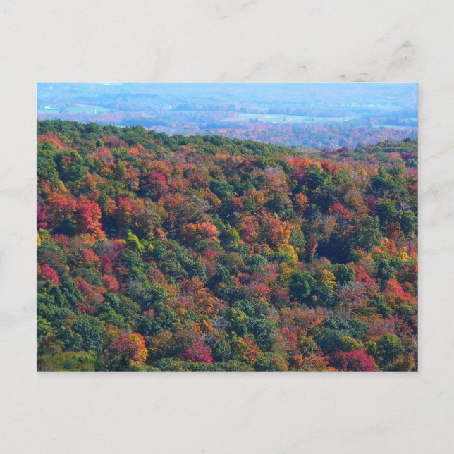 Appalachen im Herbst Postkarte (Vorderseite)