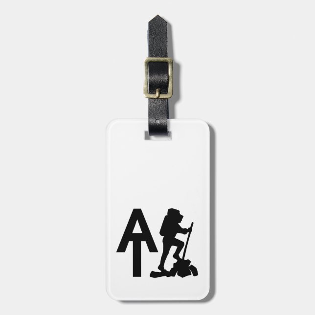 Appalachen-Pfad - AT - Raketenstartenwanderung Gepäckanhänger (Vorderseite vertikal)