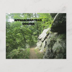 Appalachen-Pfad, Virginia Postkarte