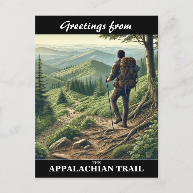 Appalachen-Postkarte Postkarte (Vorderseite)