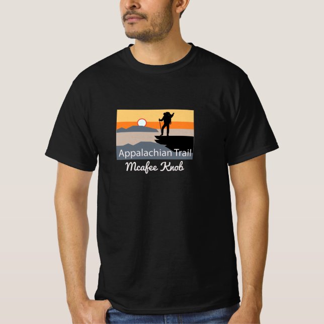 Appalachen Trail Cafe Knopf Vintag Retro T-Shirt (Vorderseite)
