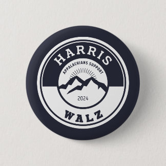 Appalachen unterstützen Harris/Walz Button