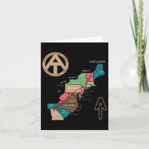 Appalachen Wanderkarte Karte