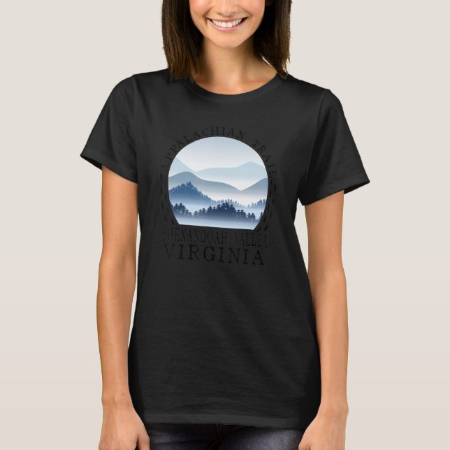 Appalachen Wandern im Va von Shenandoah T-Shirt (Vorderseite)