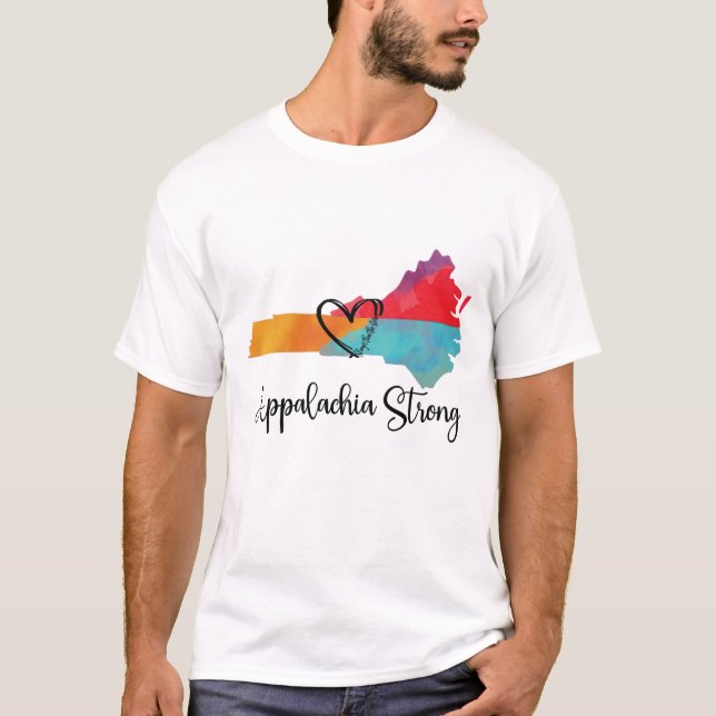 Appalachia Strong - Hurrikan Helene Desaster Reli T-Shirt (Vorderseite)