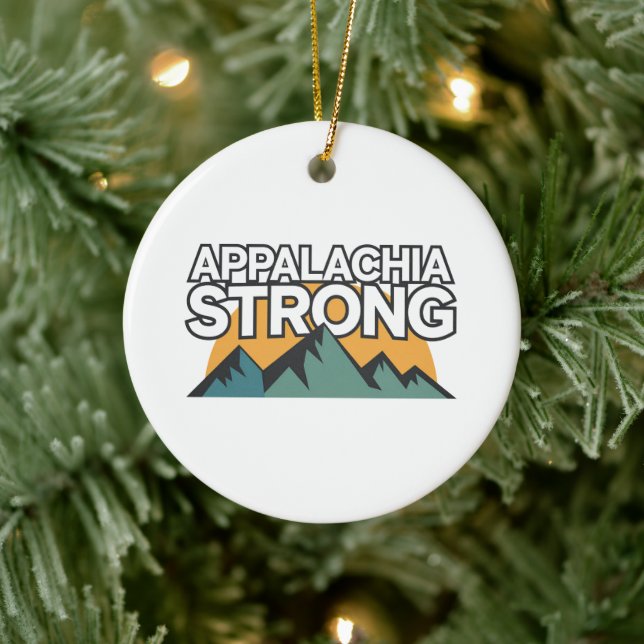 Appalachia Strong Keramik Ornament (Baum)