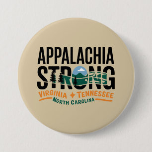 Appalachia Strong Mountain Outdoors Wandern NC Button