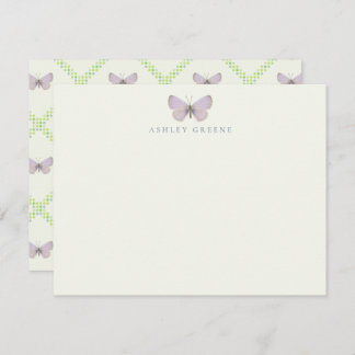 Appalachian Blue Butterfly Flat Note Card Mitteilungskarte