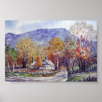 Appalachian Blue Hills-Poster Poster