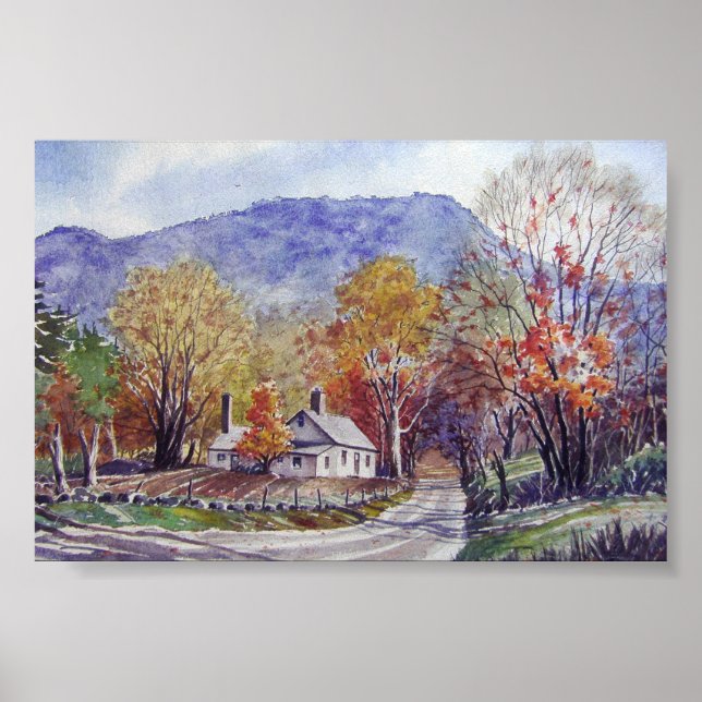 Appalachian Blue Hills-Poster Poster (Vorne)