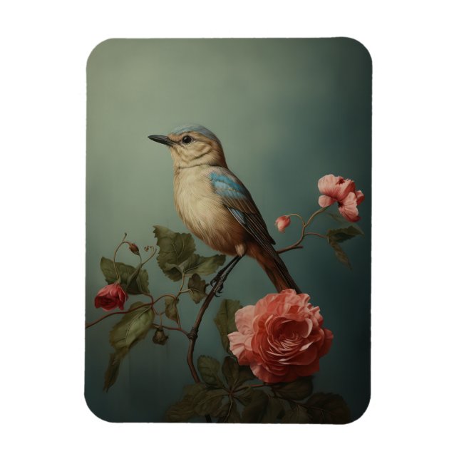 Appalachian Morning Bird Magnet (Vertikal)