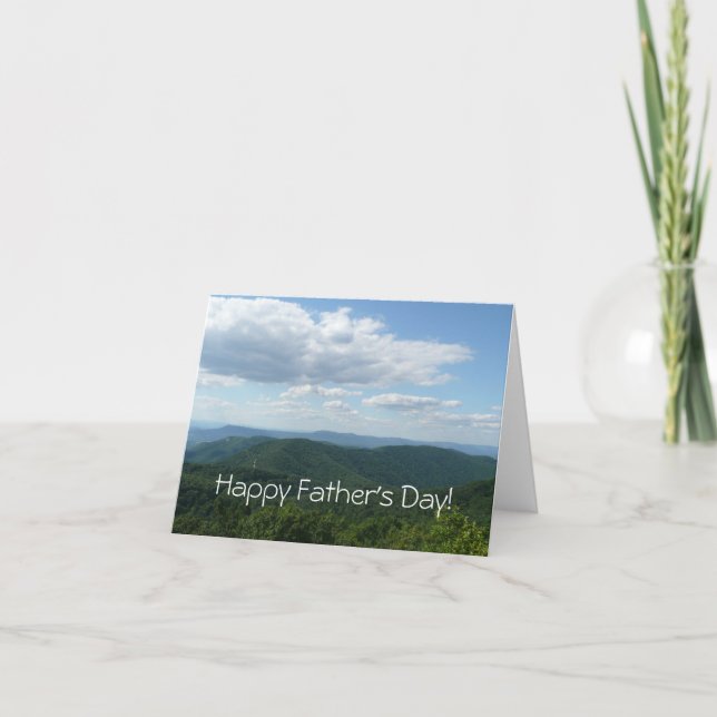 Appalachian Mountains I Shenandoah Karte (Vorderseite)