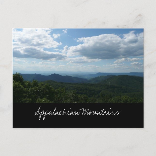 Appalachian Mountains II Shenandoah Postkarte (Vorderseite)