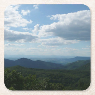 Appalachian Mountains II Shenandoah Rechteckiger Pappuntersetzer