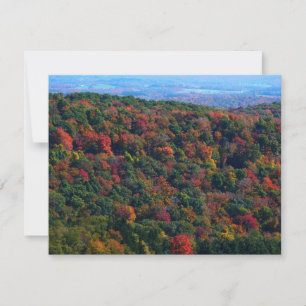 Appalachian Mountains im Herbst Karte