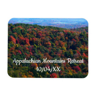 Appalachian Mountains im Herbst Magnet